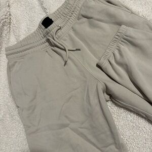 Men’s Beige Jogger Sweatpants